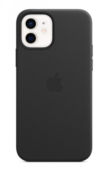 Apple iPhone 12 / 12 Pro Leather Case with MagSafe Black