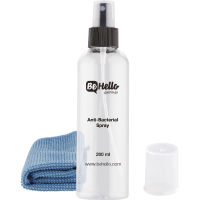 BeHello Cleaning Kit 200 ml and Microfibre Cloth Anti-Bacterial