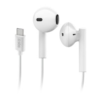SBS In-Ear Headphones With USB-C Connector Semi White