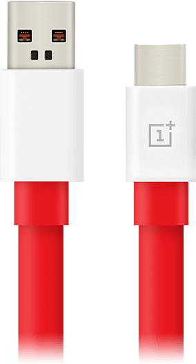 OnePlus Charging Cable USB-C 1m Red White