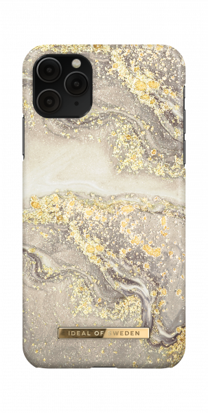 iDeal of Sweden iPhone 11 Pro Max Fashion Back Case Sparkle Greige Marble