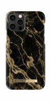 iDeal of Sweden iPhone 12 / 12 Pro Fashion Back Case Golden Smoke Marble