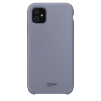 BeHello Premium iPhone 11 Liquid Silicone Case Lavender Grey